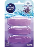 WC-Stein Nachfüllung Ambi Pur Lavendel und Rosmarin 3 x 55 ml