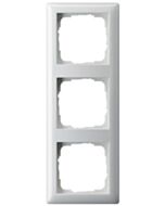 Gira Abdeckrahmen 3fach 021303 Standard 55 weiß glänzend