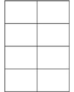 A4 Etiketten 105 x 74 mm weiß 100 Blatt Sorex