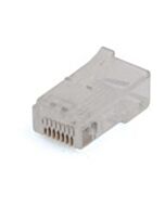 RJ45-Stecker für Rundkabel, 25 Stück