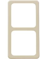 Peha Standard Abdeckrahmen 2-fach cremeweiß T 80.672 W