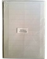 Einsteckstreifen für Magnetetiketten 80x30 mm (10 Blatt)