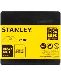 100 Stanley Ersatzklingen 1992 ohne Löcher
