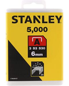 Stanley Klammern 6 mm Typ A 5000 Stück