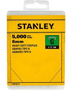 Stanley Klammern 6 mm Typ G 5000 Stück