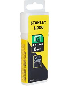 Stanley Klammern 6 mm Typ G 1000 Stück
