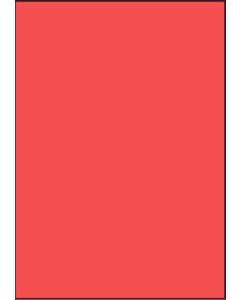 Rote A4-Etiketten 210 x 297 mm (100 Blatt)