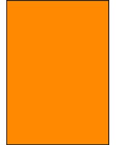 Orange A4-Etiketten 210 x 297 mm (100 Blatt)