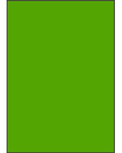 Grüne A4-Etiketten 210 x 297 mm (100 Blatt)