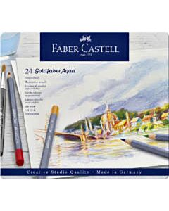 24 Aquarellstifte Faber-Castell Goldfaber im Blechetui