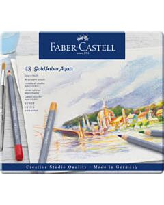 48 Aquarellstifte Faber-Castell Goldfaber im Blechetui