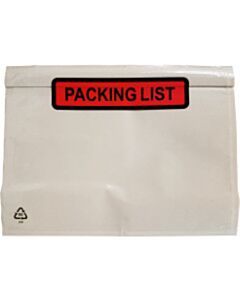 1000 Packlistenumschläge A6 165x122mm Packing List PP