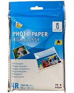 Aigostar Fotopapier 10x15cm hochglanz 180 Gramm 50 Blatt