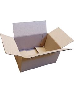 25 Faltkartons 186x124x88mm braun 1-wellig