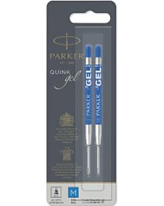 2 Gelschreiberminen Parker Quink blau mittel