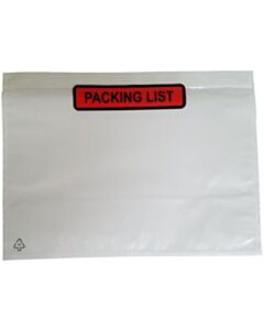 1000 Packlistenumschläge A5 225x165mm Packing List PP