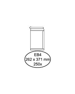 250 weiße selbstklebende Umschläge 120gr EB4 262 x 371 mm