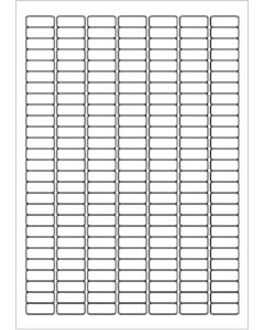 A4 Etiketten 25,4 x 10 mm weiß (100 Blatt)