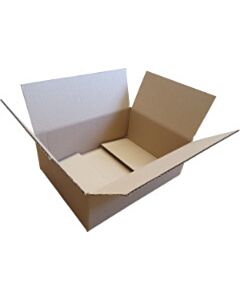 25 Faltkartons 305x220x100mm braun 1-wellig