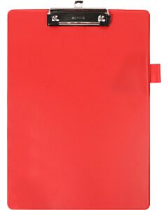 Rotes Klemmbrett A4 stehend mit Stiftschlaufe Quantore