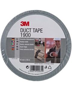 3M Gewebeklebeband 1900 Silber 50mm x 50m (1 Rolle)