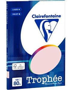 5 Pastellfarben A4-Papier 80g 5x20 Blatt Clairefontaine Trophée