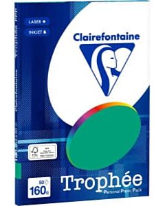 Tannengrünes A4-Papier 160 Gramm 50 Blatt Clairefontaine Trophée