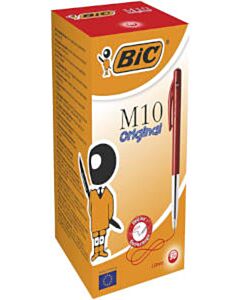 50x Bic M10 Kugelschreiber rot mittel