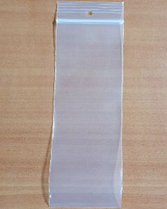 100 Druckverschlussbeutel 55 x 150 mm 90 Mikron