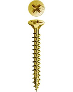 200 Spax Yellox Schrauben 4x45mm Vollgewinde PZ2