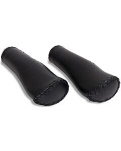 Selle Orient Ledergriffe Set schwarz 130 mm