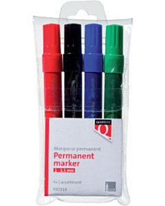 Quantore Permanentmarker 1-1,5 mm rund 4 Stück