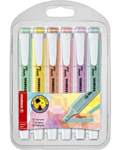 Textmarker Stabilo Swing Cool 6 Pastellfarben