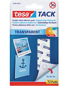 72 Doppelseitige Klebepads Tesa Tack transparent