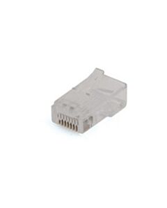 RJ45-Stecker für Rundkabel, 25 Stück