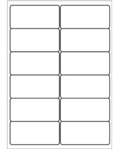 A4 Etiketten 99,1 x 46,6 mm weiß (100 Blatt)