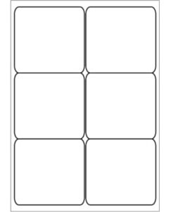 A4 Etiketten 99,1 x 93,1 mm weiß (100 Blatt)