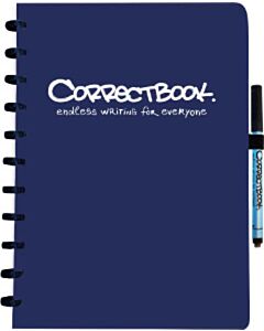 Correctbook A4 blanko 40 Seiten Marineblau Original