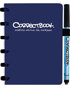 Correctbook A6 Zeile 40 Seiten Marineblau Original
