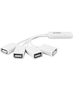 Flexibler USB-Hub mit 4 USB 2.0 Ports ACT AC6210