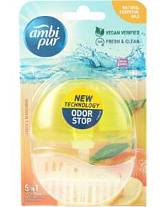 Toilettenblock Ambi Pur Lemon & Mandarin nachfüllbar 55 ml