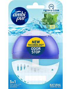 Toilettenblock Ambi Pur Fresh Water & Mint nachfüllbar 55 ml