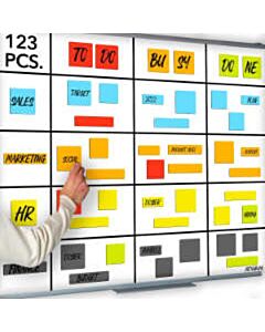 Scrum Magnete Set für Whiteboard 123-tlg