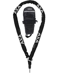AXA RLC Einsteckkette inkl. Satteltasche 140cm x 5,5mm schwarz