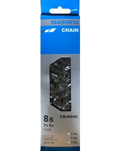 Shimano CN-HG40 MTB-Kette 6/7/8-fach 116 Glieder