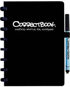 Correctbook A5 blanko 40 Seiten schwarz Original