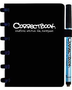 Correctbook A6 blanko 40 Seiten schwarz Original