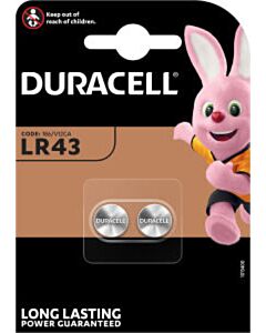 Duracell LR43 Knopfzellenbatterien (2)