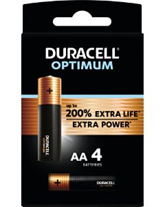 Duracell Optimum AA-Batterien (4)