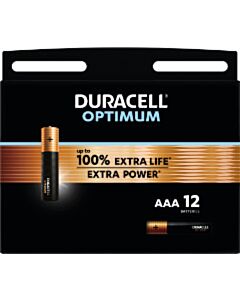 Duracell Optimum AAA-Batterien (12)
